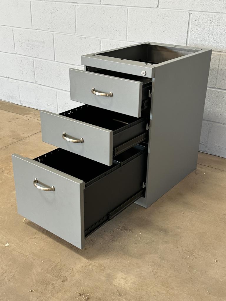 Steelcase Grey BBF Pedestal 22in Deep