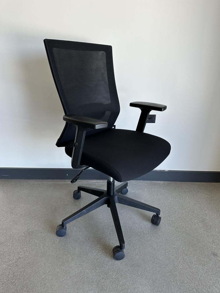 We Work fully ergonomic black mesh task chair