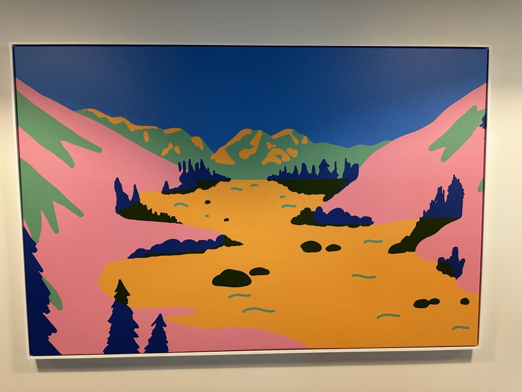 Valley Canvas Pop Art