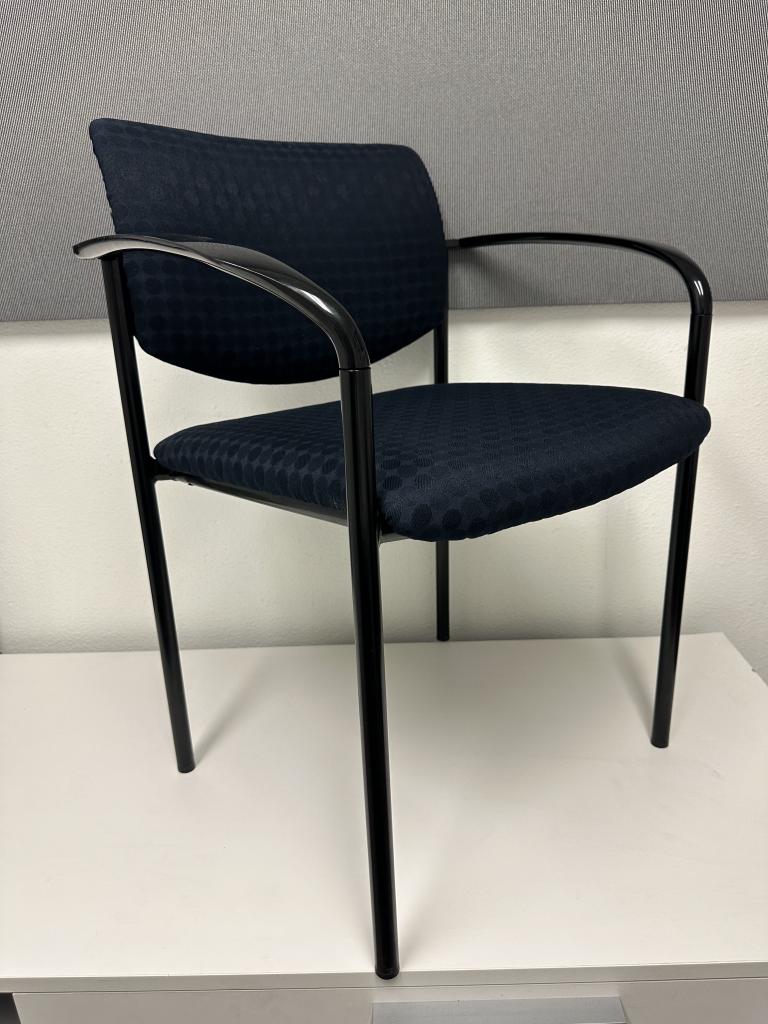 Steelcase Player navy blue stack guest chair