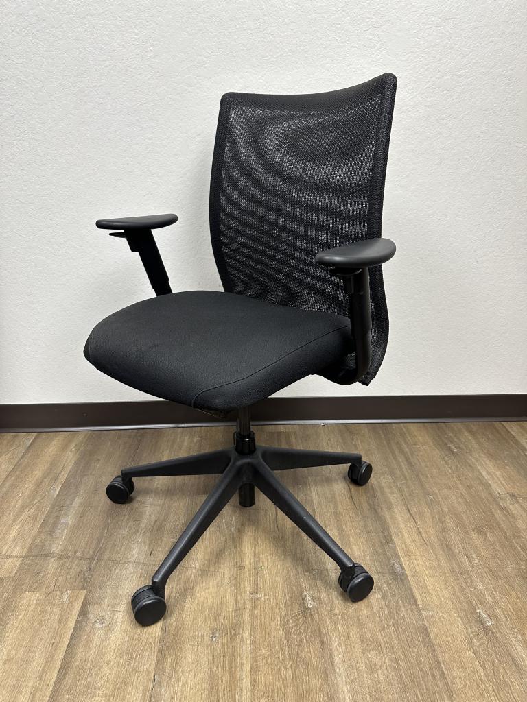 Steelcase Jersey Black Mesh Ergonomic