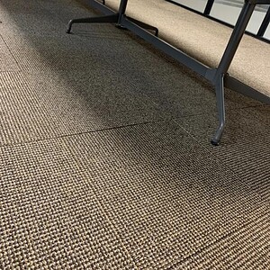 Modern Eames 16ftx54in Herman Miller table for office or conference room.