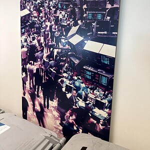 NYSE print retro wall art for home or office decor.