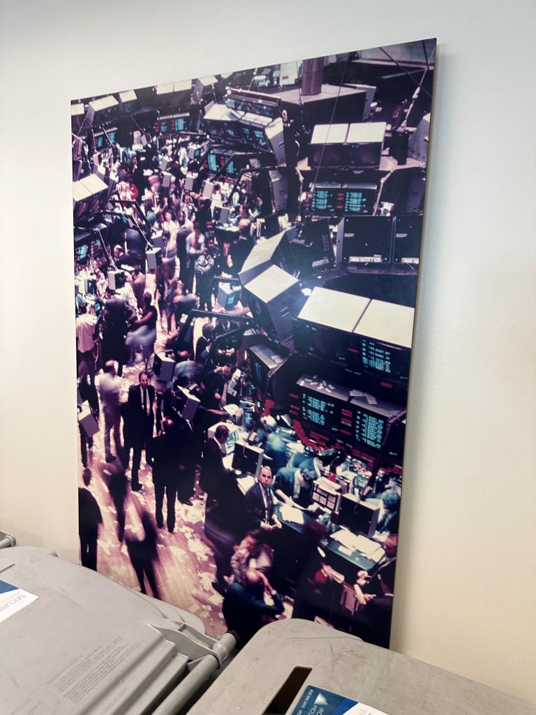 NYSE Print Retro Wall ART