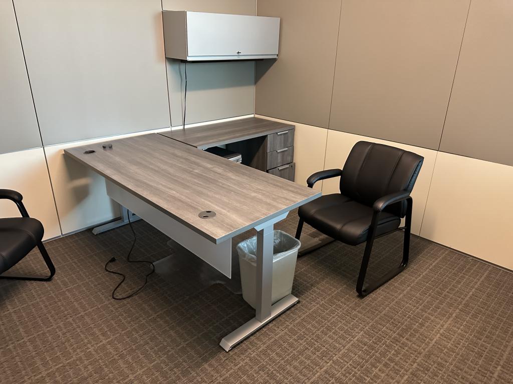 6x6 AMQ Electric base Driftwood top & ped