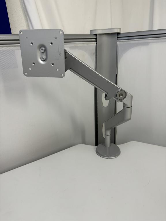Single monitor Humanscale adjustable arm