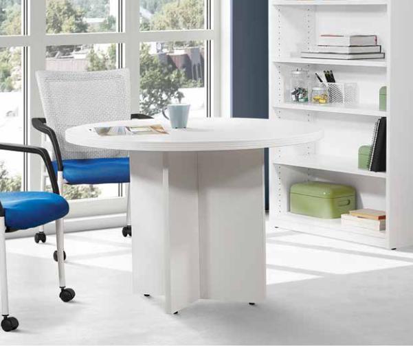 Napa White 42-48 inch round table