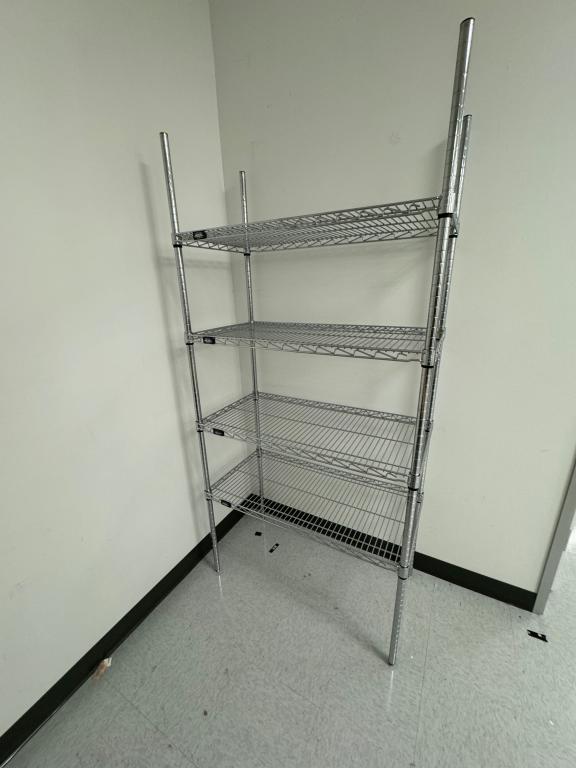 ULine Wire Racking Chrome (4 shelves)