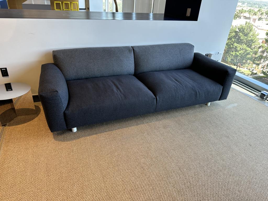 We Work Oversized Grey Commercial Sofa