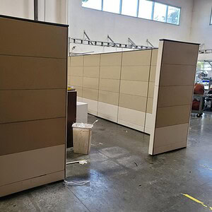 Ethospace 86-inch divider for flexible workspace division.