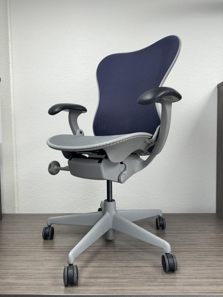 Herman Miller Mirra Grey Seat Navy Back