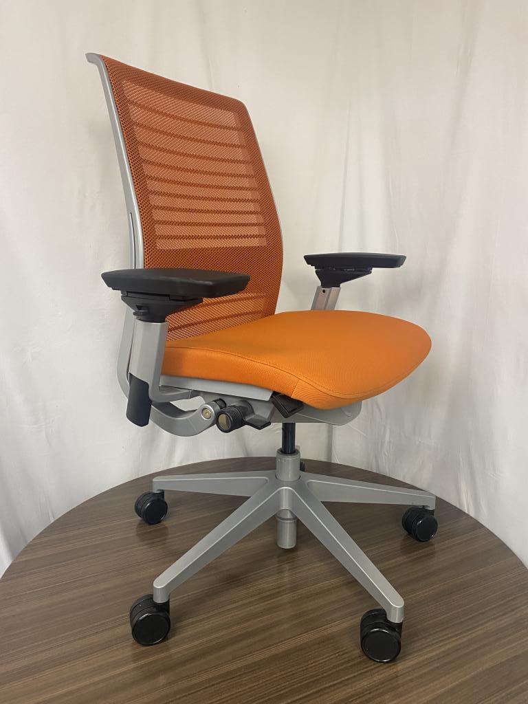 Steelcase Think Orange & Silver Loaded