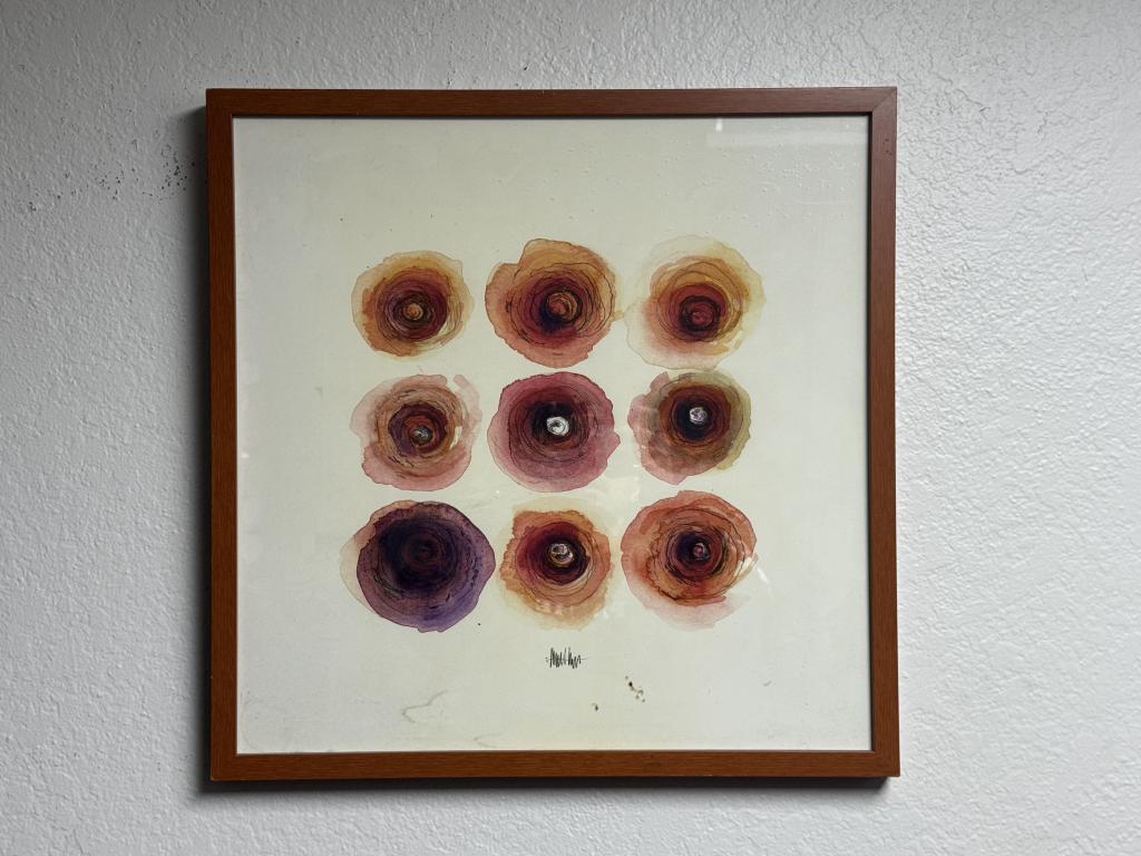 Varied Roses commercial art 21x21 inches