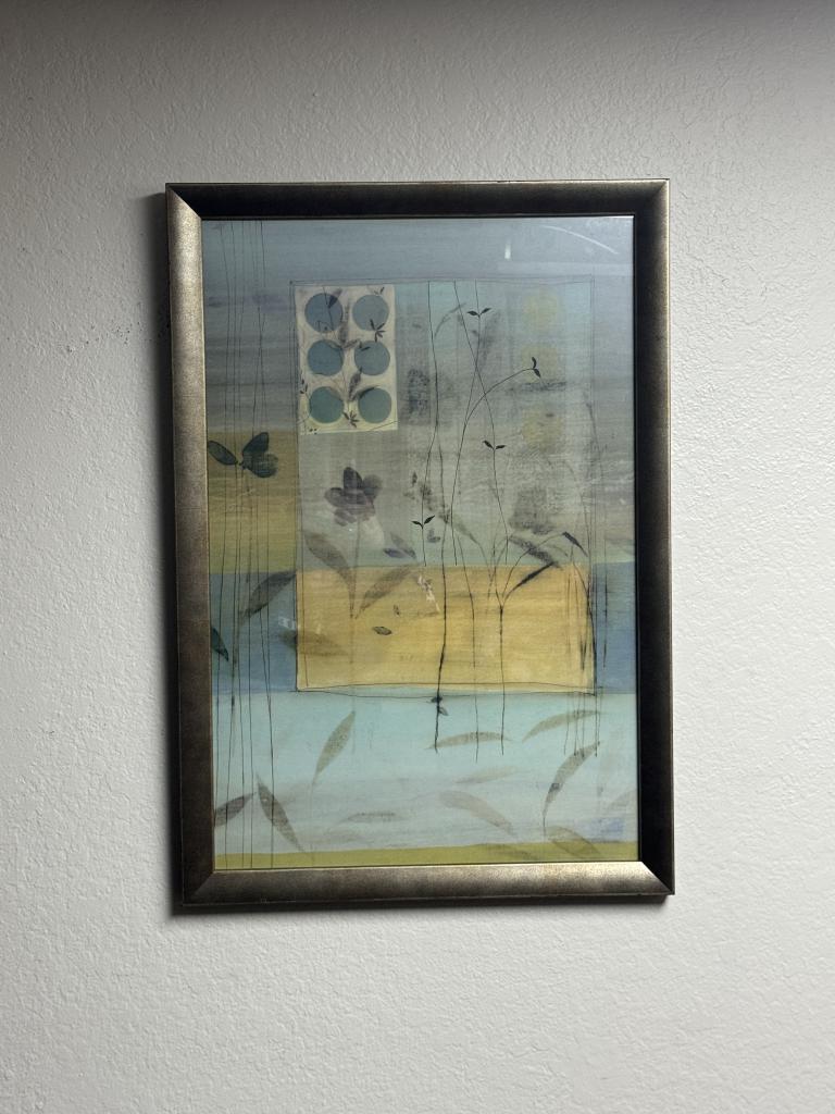 Sage Green Water Flower 23x33 inches