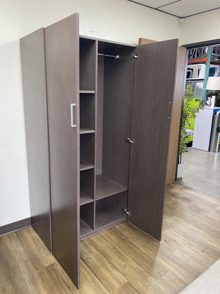 OFS Driftwood 6x3 foot Storage Wardrobe