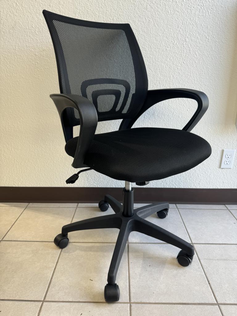 OFS simple black mesh back with tilt lock