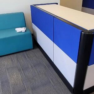 Storage Printer Station Ethospace 6x2x39in for office organization and printing needs.