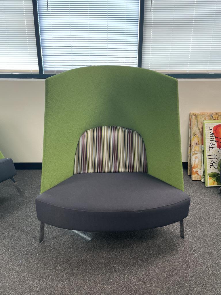 Teknion Green High Back Lounge Sofa