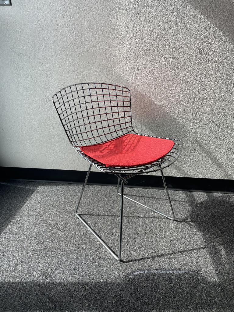 Vitra Chrome Wire Chair with Low Back