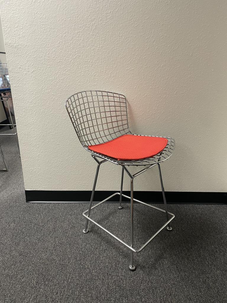 Vitra Chrome Wire Chair with Mid Back