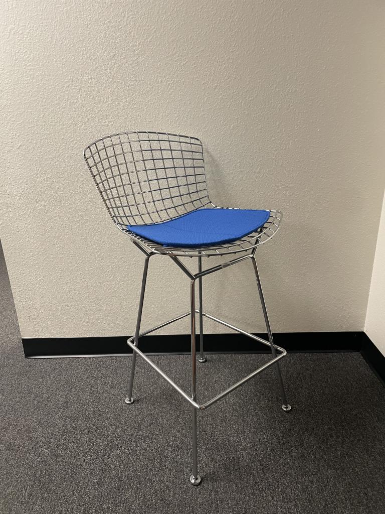 Vitra Chrome Wire Bar Stool