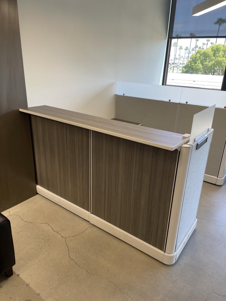 6.5x6.5 Herman Miller A02 Reception Desk
