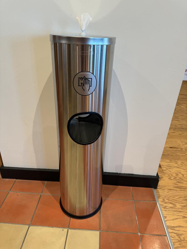 U-Line 20inch tall Stainless steel trash can