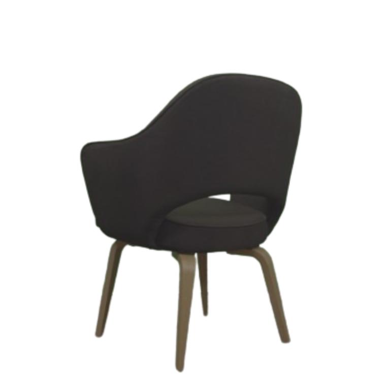 Saarinen by Knoll Black Executive Arm Chair