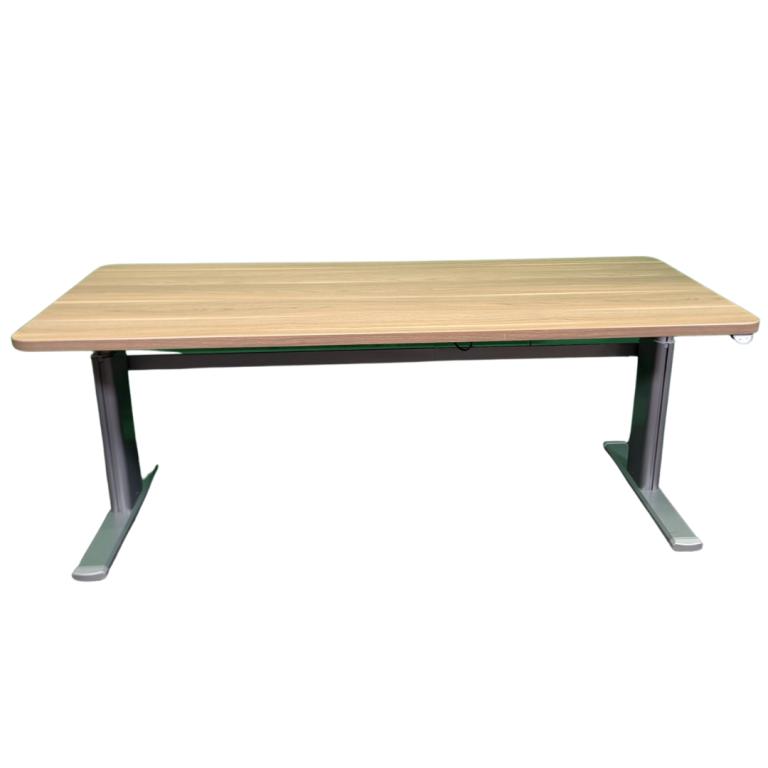 Adjustable Steelcase electric desk with 72x30 size, perfect for ergonomic office setups.