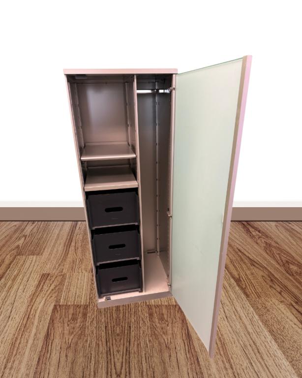 Steelcase 2x2x65 Wardrobe Glass Door Cabinet