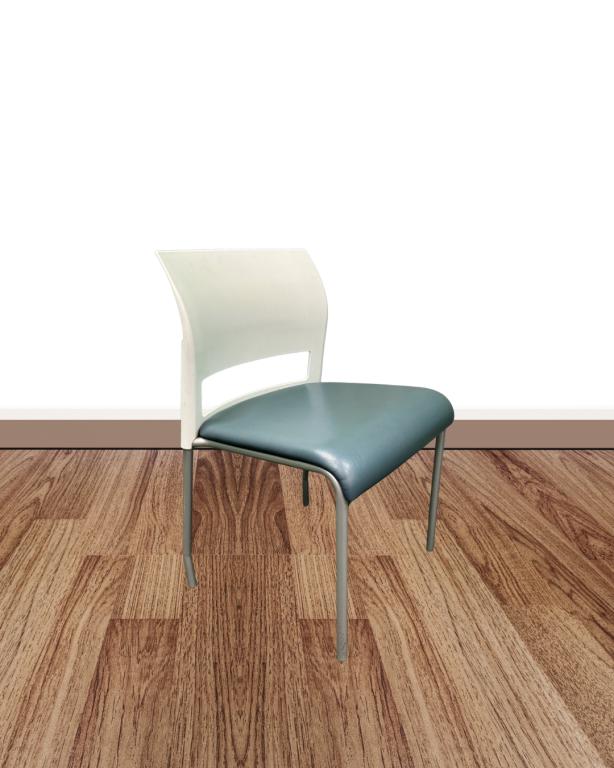 Steelcase Move Stacking blue and white stacki