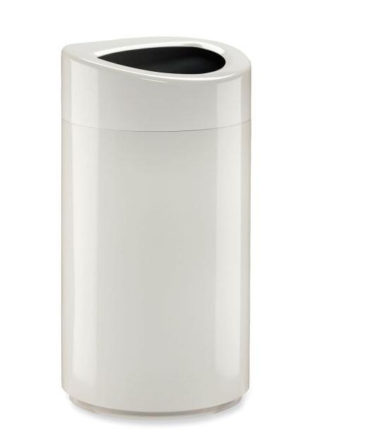 Safco Open Top Oval Waste Receptacle, 14 gal,