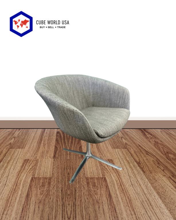 Steelcase Bob Lounge Swivel Chair Chrome X