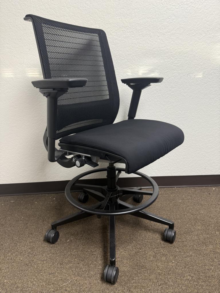 Steelcase Think Stool Fully Loaded Black Back