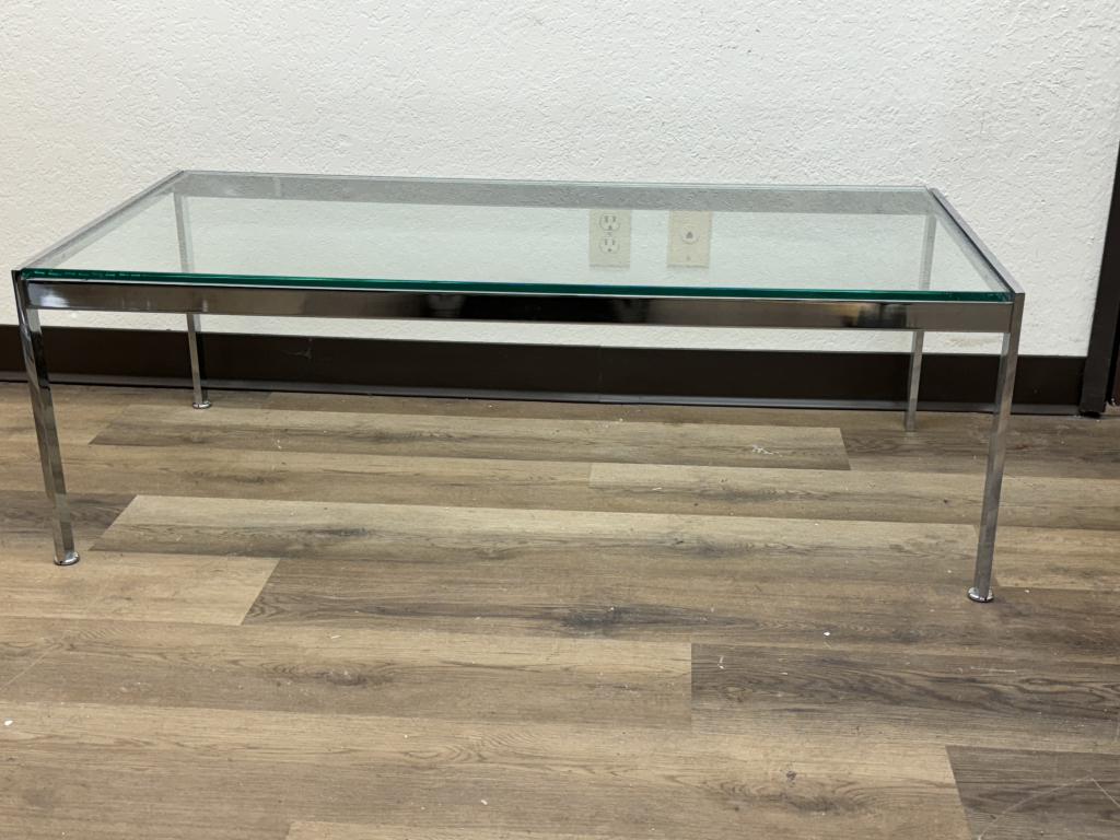 48x42x19 Glass Warner Brothers table
