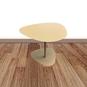 Allermuir occasional trapezoid metal table with modern design, ideal for contemporary office or loun.