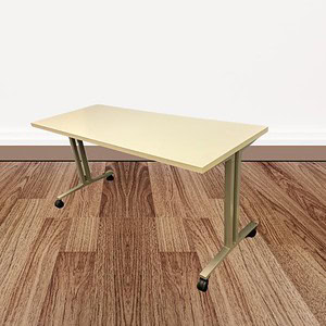 Authentic Herman Miller 5x2 training table for professional office or training room use.