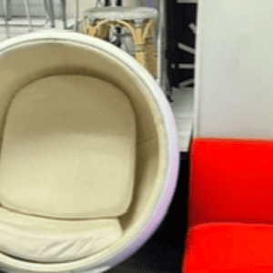 Egg chair white swivel for modern interior decor and comfort. Perfect for relaxation and stylish liv.