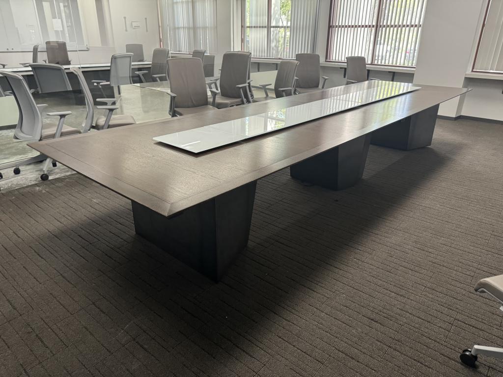 Veneer 16x5 Espresso Electric & Glass Powered