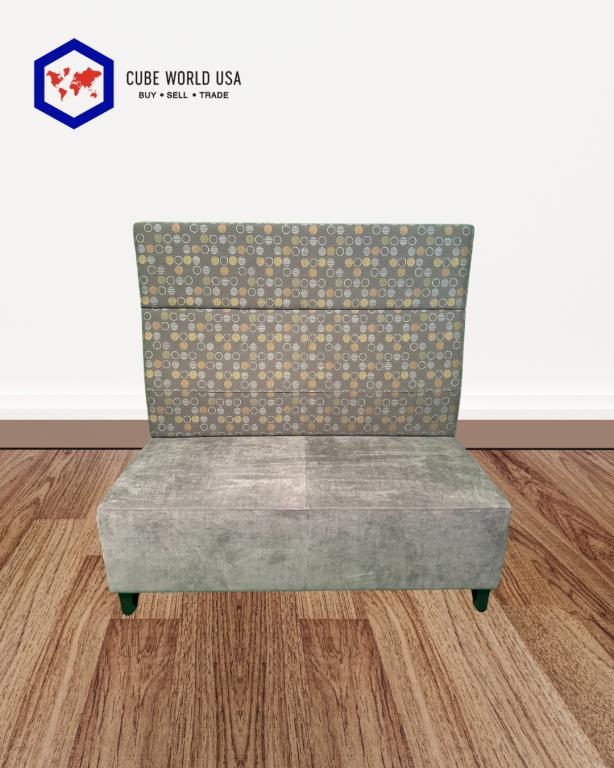 National Grey High Back Banquet