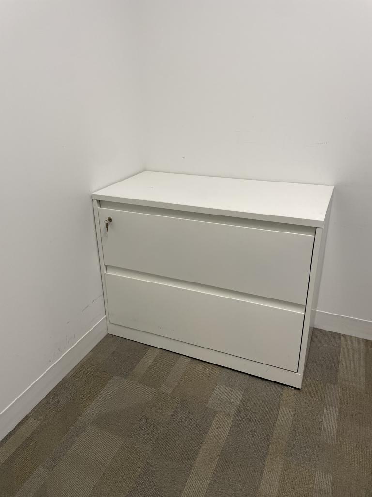 Steelcase 2 drawer lateral file 36Wx18Dx28inT