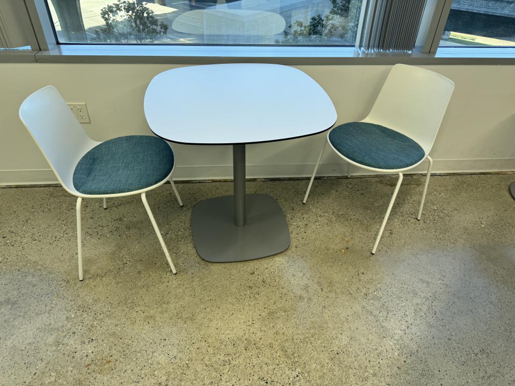 Steelcase Coalesse 30 inch rounded steel base