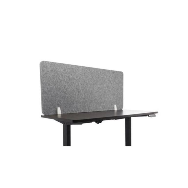 Tackable divider screen for office privacy and sound absorption, ideal for collaborative workspaces.