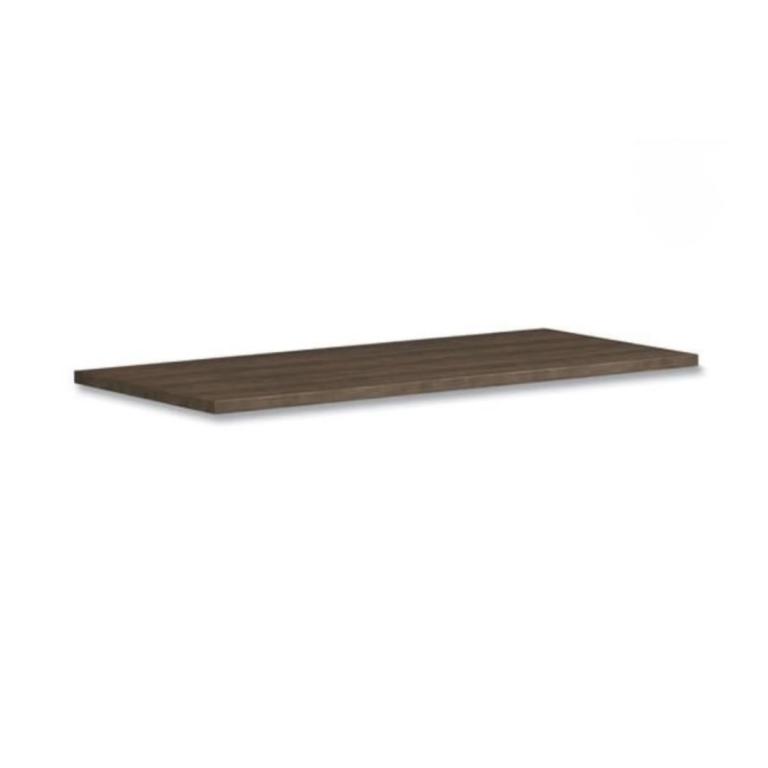 Durable 48x24 inch rectangular work surface for professional workspace setups.