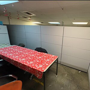 Ethospace break room divider, 70-inch tall, modular office partition for flexible workspace separati.