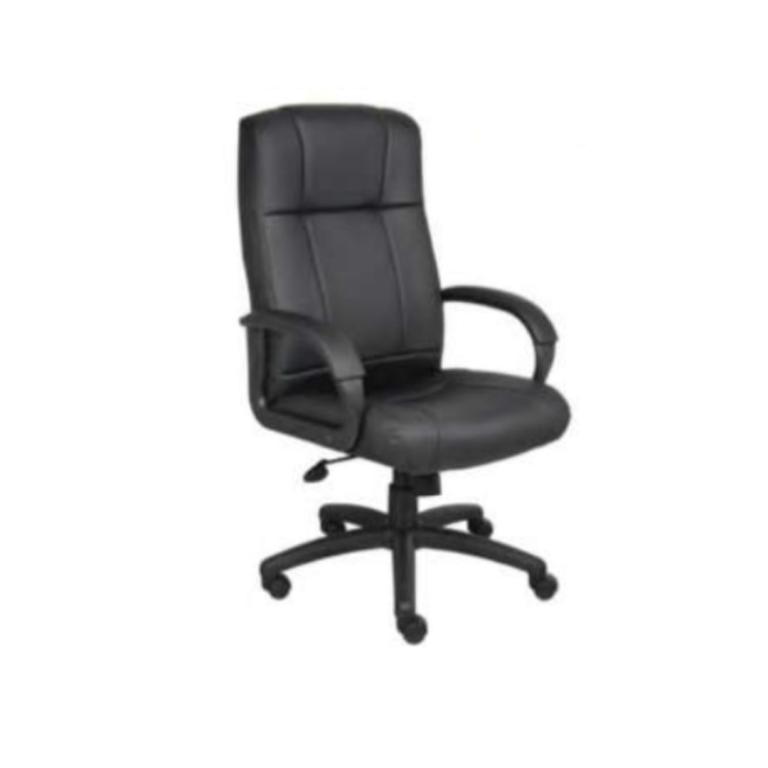 Back executive office chair with ergonomic design.