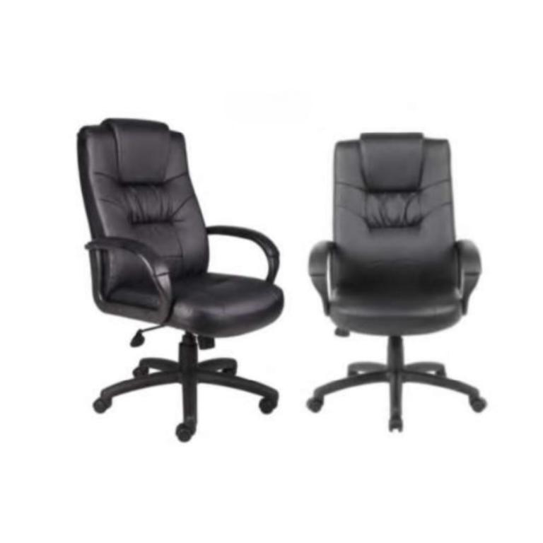 High back executive office chair with ergonomic design for comfort and support. Perfect for professi.