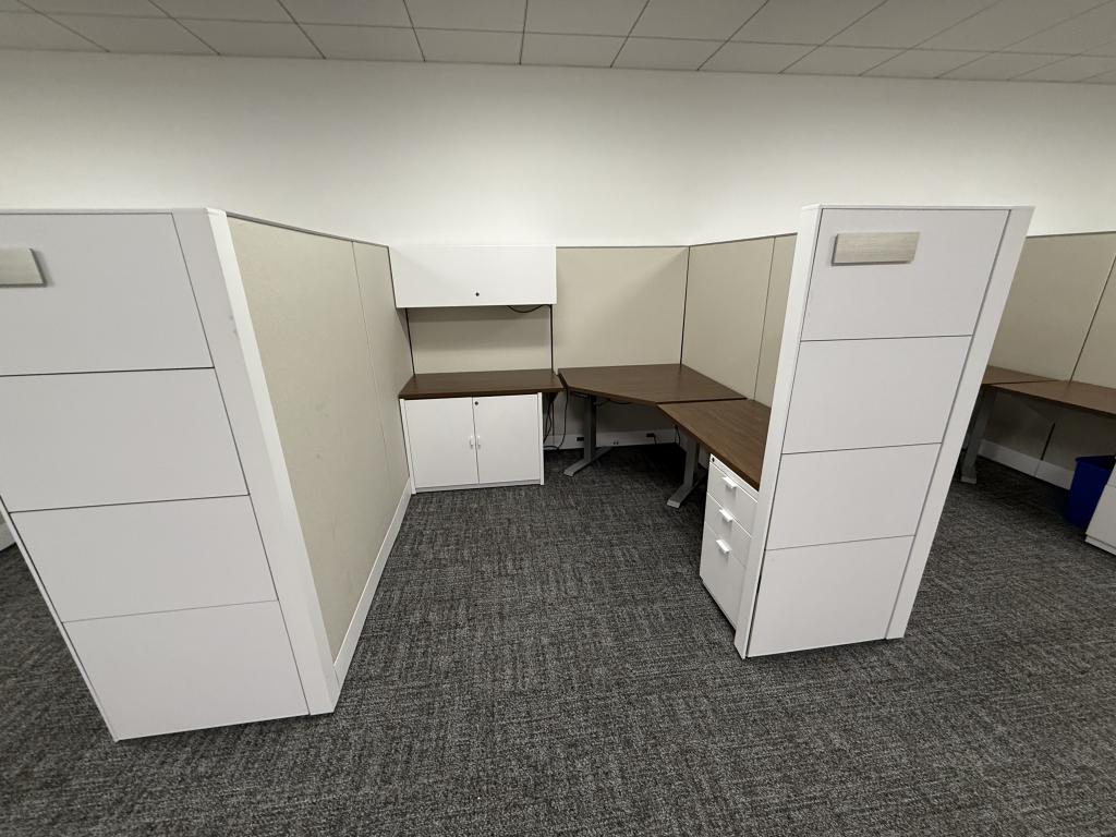 Knoll Dividend 7x7x65 White & Espresso HAT