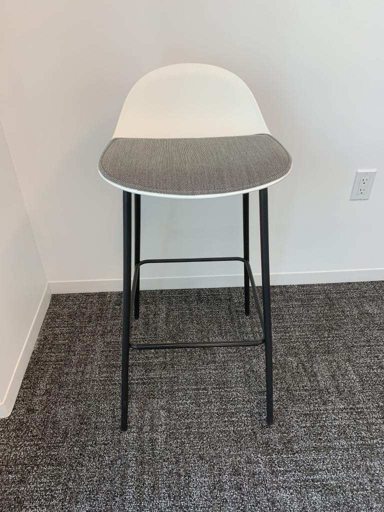 Allermuir Bar Stool Grey Bottom