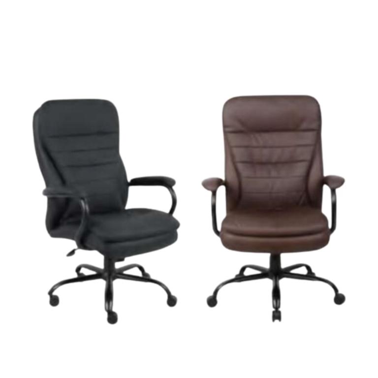 Office chairs with durable steel frames for professional workspace comfort.